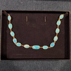 Stauer (#24742) Eterno Blue Turquoise Necklace
